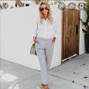 Vici Collection Straight & Narrow Pocketed Pants